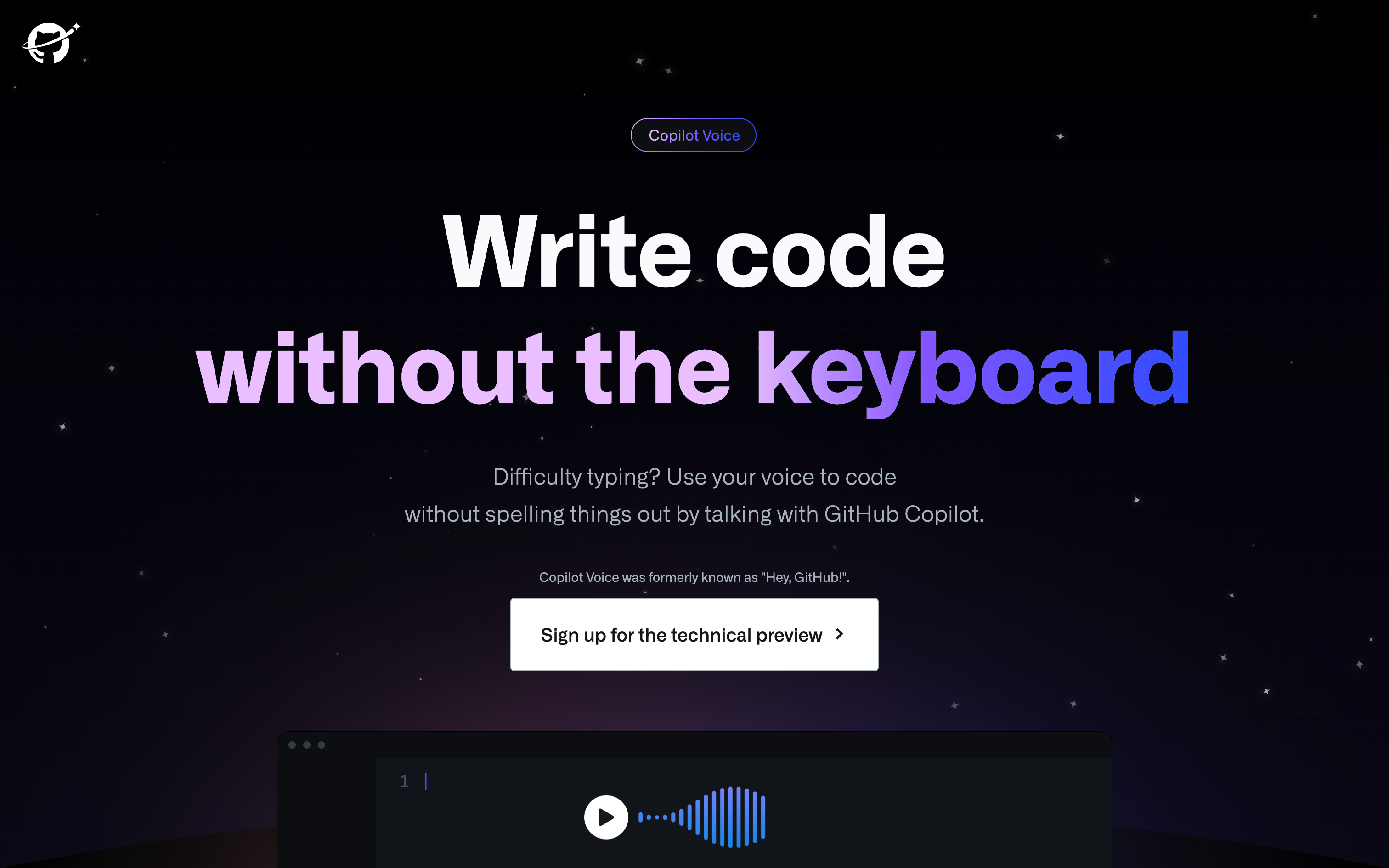 Github Copilot Voice